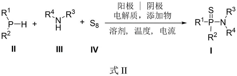General three-component electrochemical reaction scheme converting phosphine hydrides and amines to thiophosphoramides