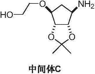 Overall synthetic scheme showing azide opening, etherification, reduction and resolution steps