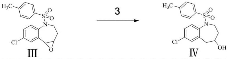 Reduction of Epoxy Compound III to Alcohol Compound IV