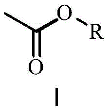 General formula for acetate ester solvents used in TPO recrystallization