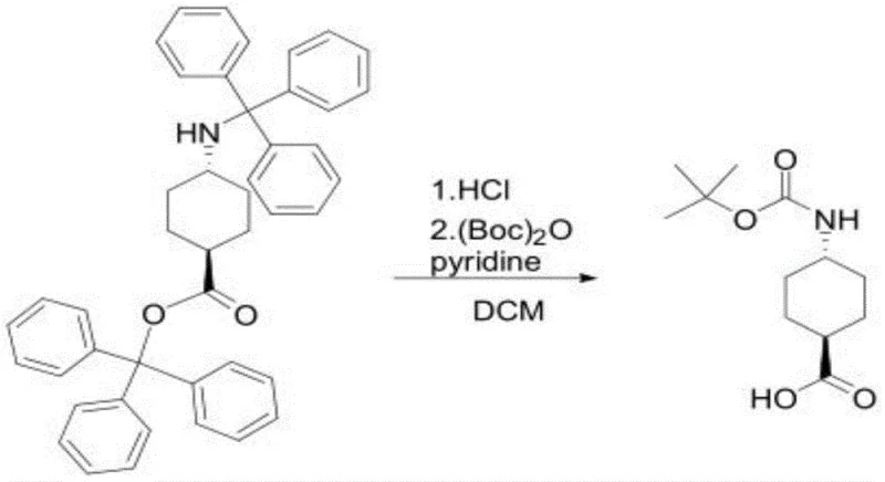 Scale-up example showing multi-kilogram production of the final product