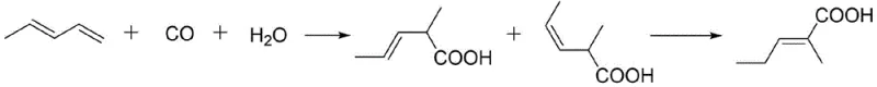 Novel Reppe synthesis route for trans-strawberry acid