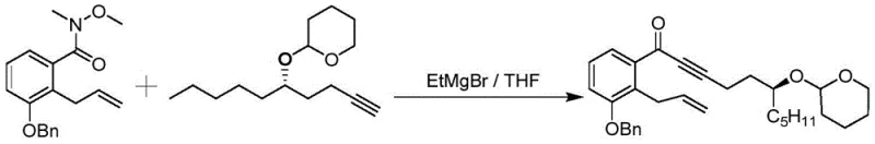 Reaction mechanism of Weinreb amide with Grignard reagent to form ketone