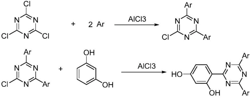 Traditional synthesis route using Aluminum Chloride (AlCl3) catalyst