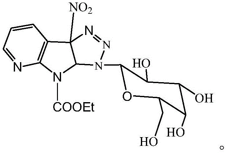 Final structure of the triazole glycoside derivative showing stereochemistry