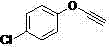 Chemical structure of a terminal alkyne substrate used in the triazole synthesis