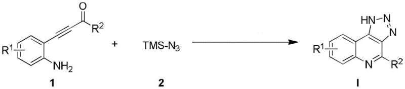 Novel metal-free synthesis route using TMS-N3 and fluorine catalyst at room temperature