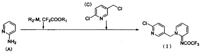 One-pot synthesis reaction scheme combining acylation and alkylation in a single vessel
