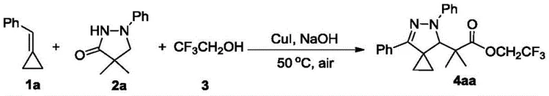 Optimized synthesis conditions for compound 4aa using CuI and NaOH