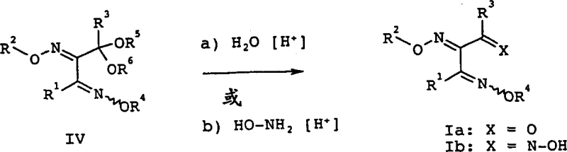 Ketal cleavage mechanism to yield final Formula I products