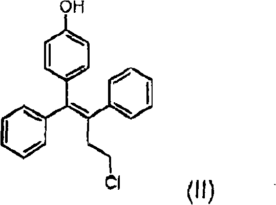 Structure of the key phenolic intermediate II formed via McMurry coupling