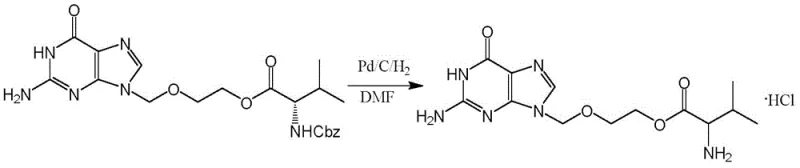 Prior art synthetic route (US4957924) utilizing high-pressure catalytic hydrogenation with H2 gas