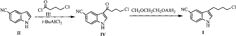 Conventional synthesis route using pyrophoric isobutyl aluminum chloride catalyst