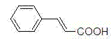 Chemical structure of Cinnamic Acid produced via microwave-assisted Heck coupling