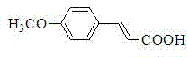 Structure of 4-Methoxycinnamic Acid demonstrating substituent tolerance