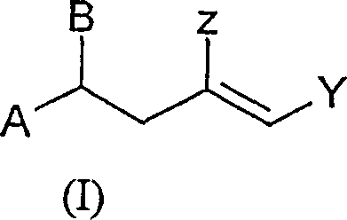 General Formula I of the novel beta-olefinic intermediate compounds for Vitamin E synthesis