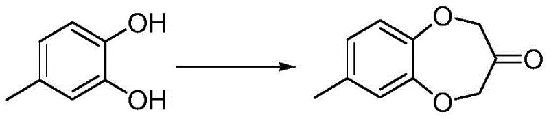 Direct condensation reaction of 4-methyl catechol and 1,3-dichloroacetone to form Watermelon Ketone