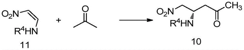 Synthesis of Compound 10 via asymmetric Michael addition using Jacobsen catalyst