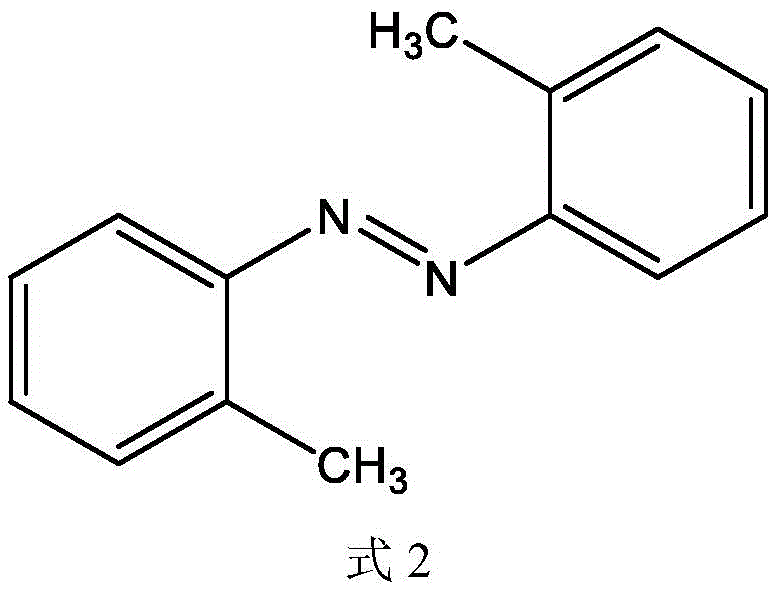 Chemical structure of 2,2'-dimethyl-diphenyldiazene demonstrating substrate scope