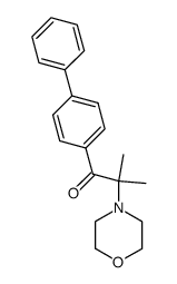 1-(biphenyl-4-yl)-2-methyl-2-morpholinopropan-1-one_94576-68-8