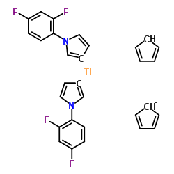 Bis(2,6-difluoro-3-(1-hydropyrrol-1-yl)phenyl)titanocene_125051-32-3