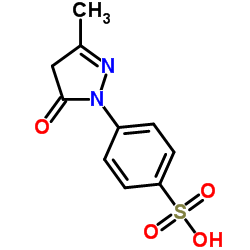 3-Methyl-1-(4-sulfophenyl)-2-pyrazolin-5-one_89-36-1