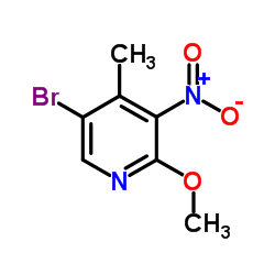5-Bromo-2-methoxy-4-methyl-3-nitropyridine_884495-14-1