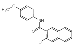 3-hydroxy-N-(4-methoxyphenyl)naphthalene-2-carboxamide_92-79-5