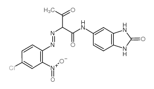 2-[(4-chloro-2-nitrophenyl)diazenyl]-3-oxo-N-(2-oxo-1,3-dihydrobenzimidazol-5-yl)butanamide_12236-62-3