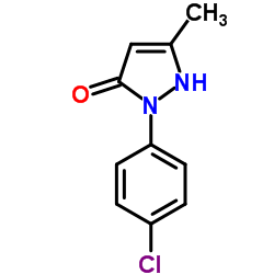 1-(4-Chlorophenyl)-3-Methyl-2-Pyrazolin-5-One_13024-90-3