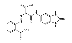 2-[[1,3-dioxo-1-[(2-oxo-1,3-dihydrobenzimidazol-5-yl)amino]butan-2-yl]diazenyl]benzoic acid_31837-42-0