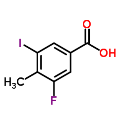 3-fluoro-5-iodo-4-methylbenzoic acid_861905-94-4