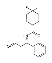 4,4-Difluoro-N-((1S)-3-oxo-1-phenylpropyl)cyclohexanecarboxamide_376348-78-6