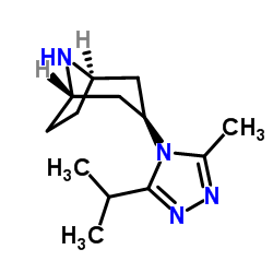 (1R,3s,5S)-3-(3-Isopropyl-5-methyl-4H-1,2,4-triazol-4-yl)-8-azabicyclo[3.2.1]octane_423165-07-5