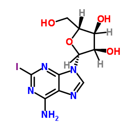 (2R,3R,4S,5R)-2-(6-amino-2-iodopurin-9-yl)-5-(hydroxymethyl)oxolane-3,4-diol_35109-88-7