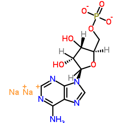 Sodium ((2R,3S,4R,5R)-5-(6-amino-9H-purin-9-yl)-3,4-dihydroxytetrahydrofuran-2-yl)methyl phosphate_4578-31-8