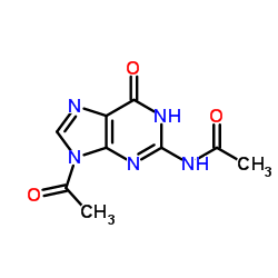 N-(9-acetyl-6-oxo-3H-purin-2-yl)acetamide_3056-33-5