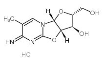 2-(hydroxymethyl)-6-imino-7-methyl-2,3,3a,9a-tetrahydrofuro[1,2][1,3]oxazolo[3,4-a]pyrimidin-3-ol,hydrochloride_51391-96-9