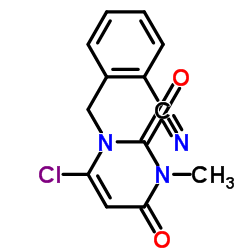 2-((6-Chloro-3-methyl-2,4-dioxo-3,4-dihydropyrimidin-1(2H)-yl)methyl)benzonitrile_865758-96-9