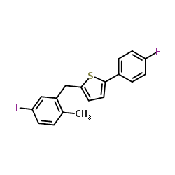 2-(4-Fluorophenyl)-5-[(5-iodo-2-Methylphenyl)methyl]thiophene_898566-17-1