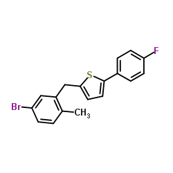 2-[(5-bromo-2-methylphenyl)methyl]-5-(4-fluorophenyl)thiophene_1030825-20-7