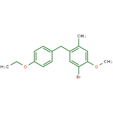 1-Bromo-5-(4-ethoxyphenylmethyl)-2-methoxy-4-methylbenzene_898538-39-1