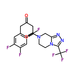 1-[3-(trifluoromethyl)-6,8-dihydro-5H-[1,2,4]triazolo[4,3-a]pyrazin-7-yl]-4-(2,4,5-trifluorophenyl)butane-1,3-dione_764667-65-4