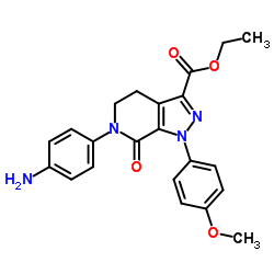 Ethyl 6-(4-aminophenyl)-1-(4-methoxyphenyl)-7-oxo-4,5-dihydropyrazolo[3,4-c]pyridine-3-carboxylate_503615-07-4