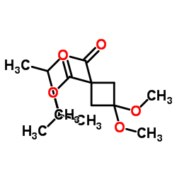 Diisopropyl 3,3-dimethoxycyclobutane-1,1-dicarboxylate_115118-68-8