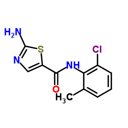 2-amino-N-(2-chloro-6-methylphenyl)-1,3-thiazole-5-carboxamide_302964-24-5