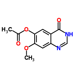 (7-methoxy-4-oxo-1H-quinazolin-6-yl) acetate_179688-53-0