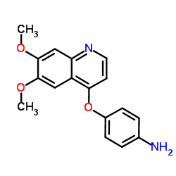 4-(6,7-dimethoxyquinolin-4-yl)oxyaniline_190728-25-7