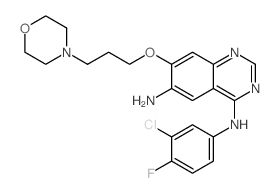 4-N-(3-chloro-4-fluorophenyl)-7-(3-morpholin-4-ylpropoxy)quinazoline-4,6-diamine_267243-68-5