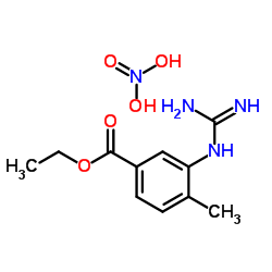 Ethyl 3-guanidino-4-methylbenzoate nitrate_641569-96-2